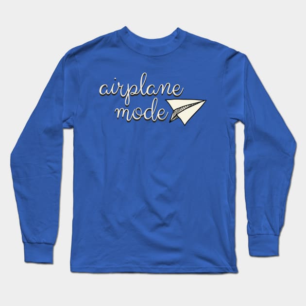 Airplane mode Long Sleeve T-Shirt by Polynesian Vibes